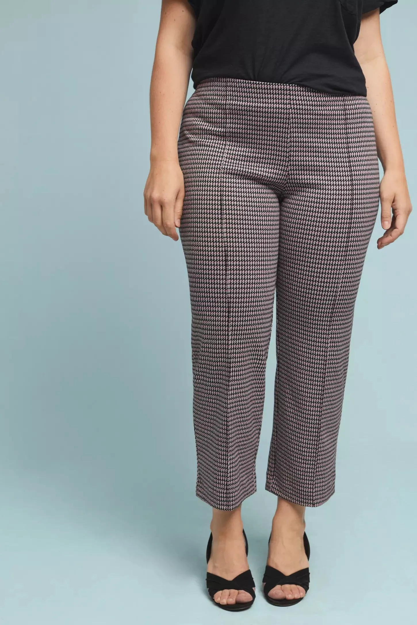 Houndstooth Flare Pants