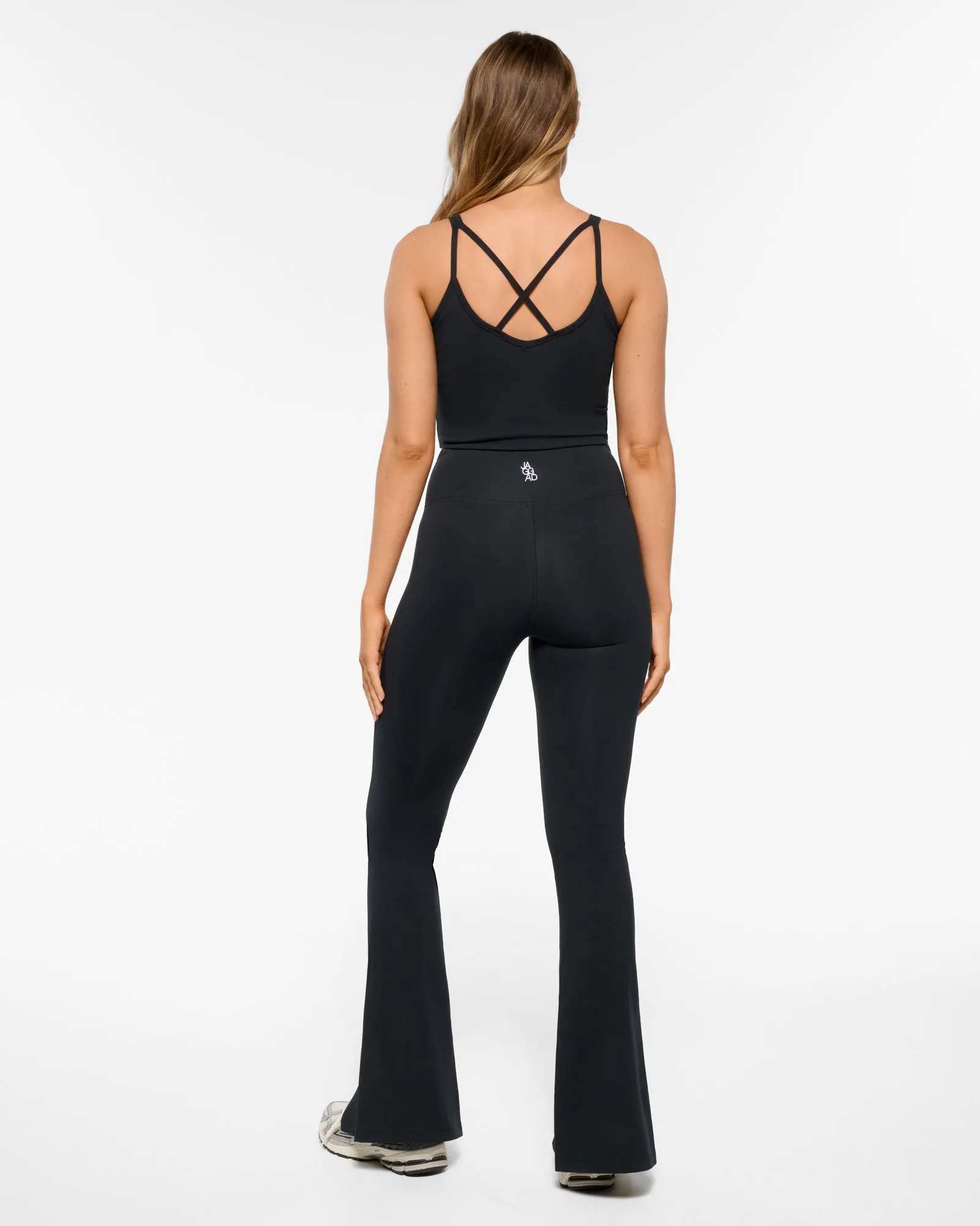 HYDE SPLIT ACTIVCOMFORT FLARE PANT BLACK