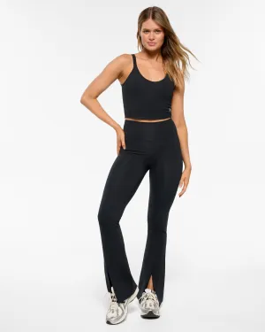 HYDE SPLIT ACTIVCOMFORT FLARE PANT BLACK