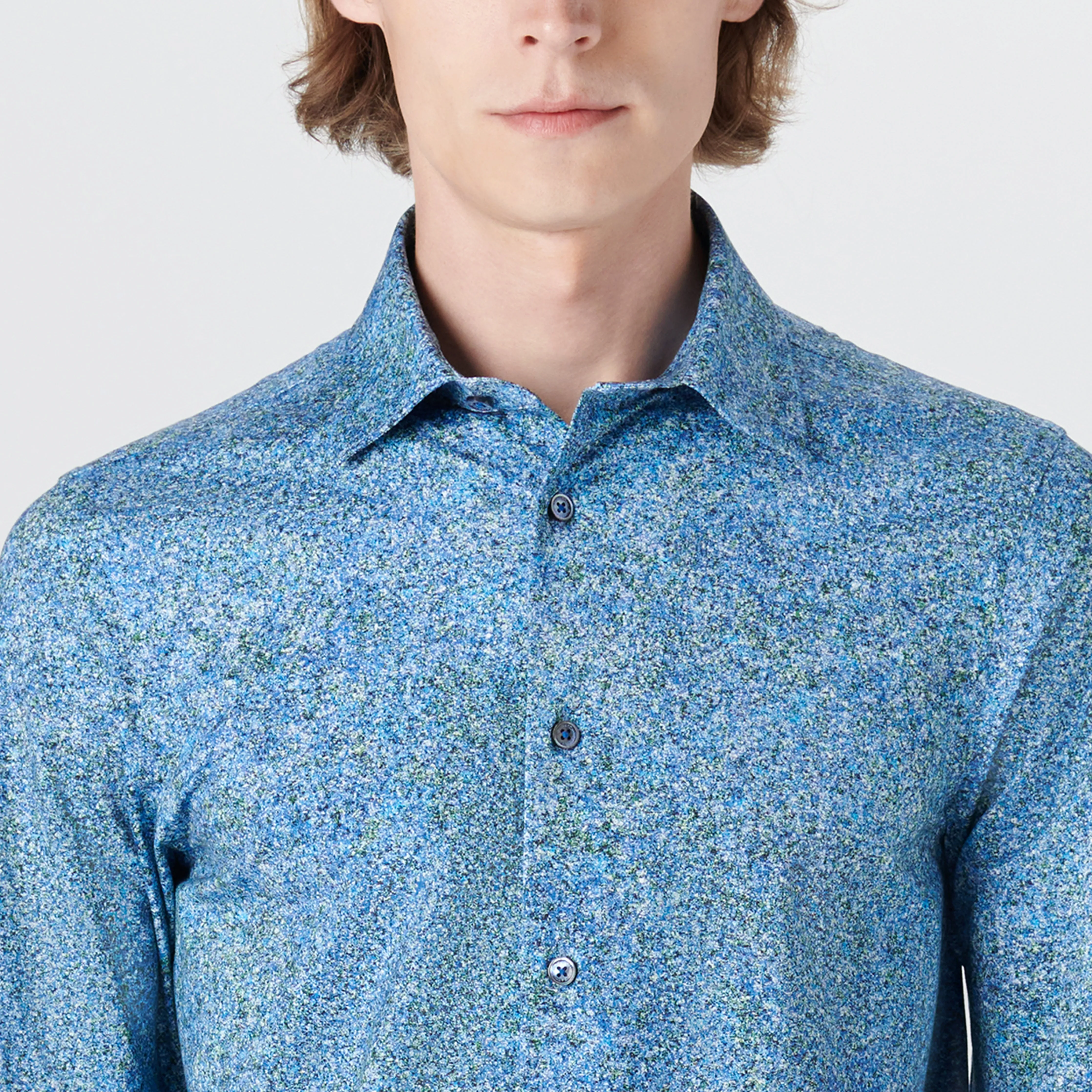 JAMES Marble Print OoohCotton Shirt