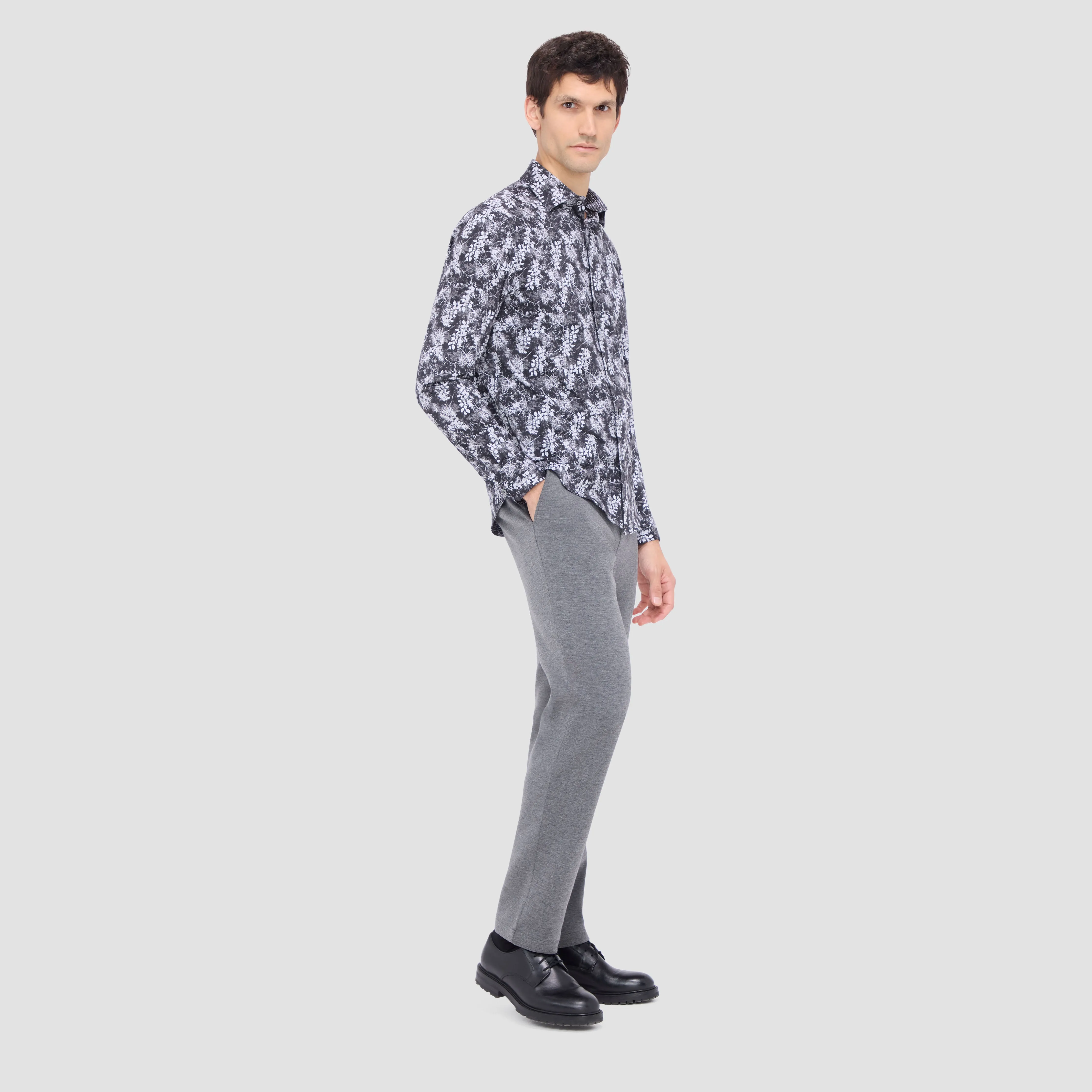 Jimmy Double Sided Leaf/Diamond OoohCotton Shirt