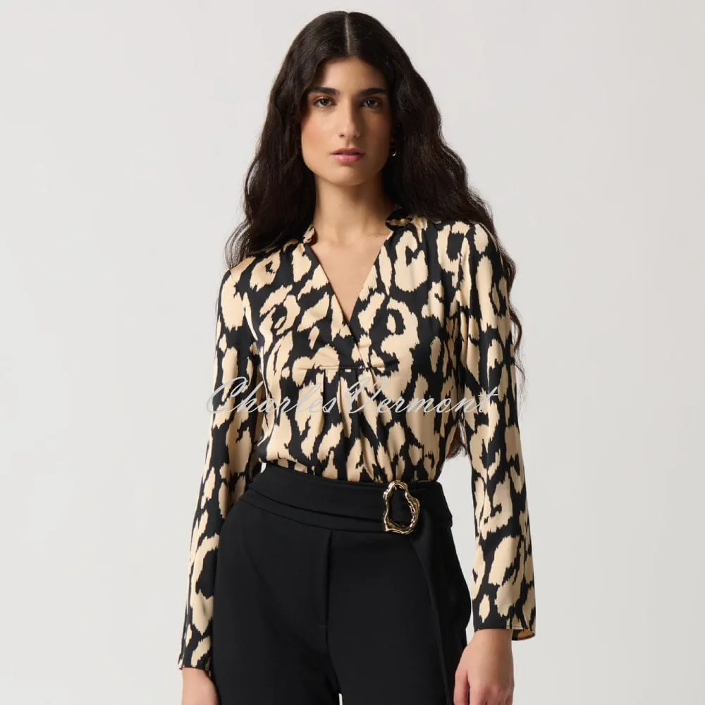 Joseph Ribkoff Animal Print Top - Style 234077