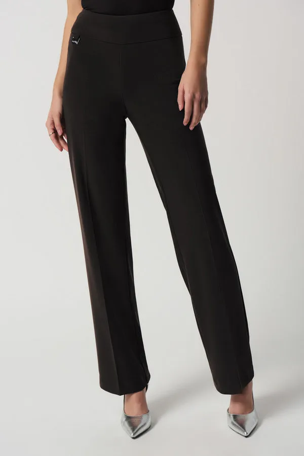 Joseph Ribkoff Flared Leg Black Pants