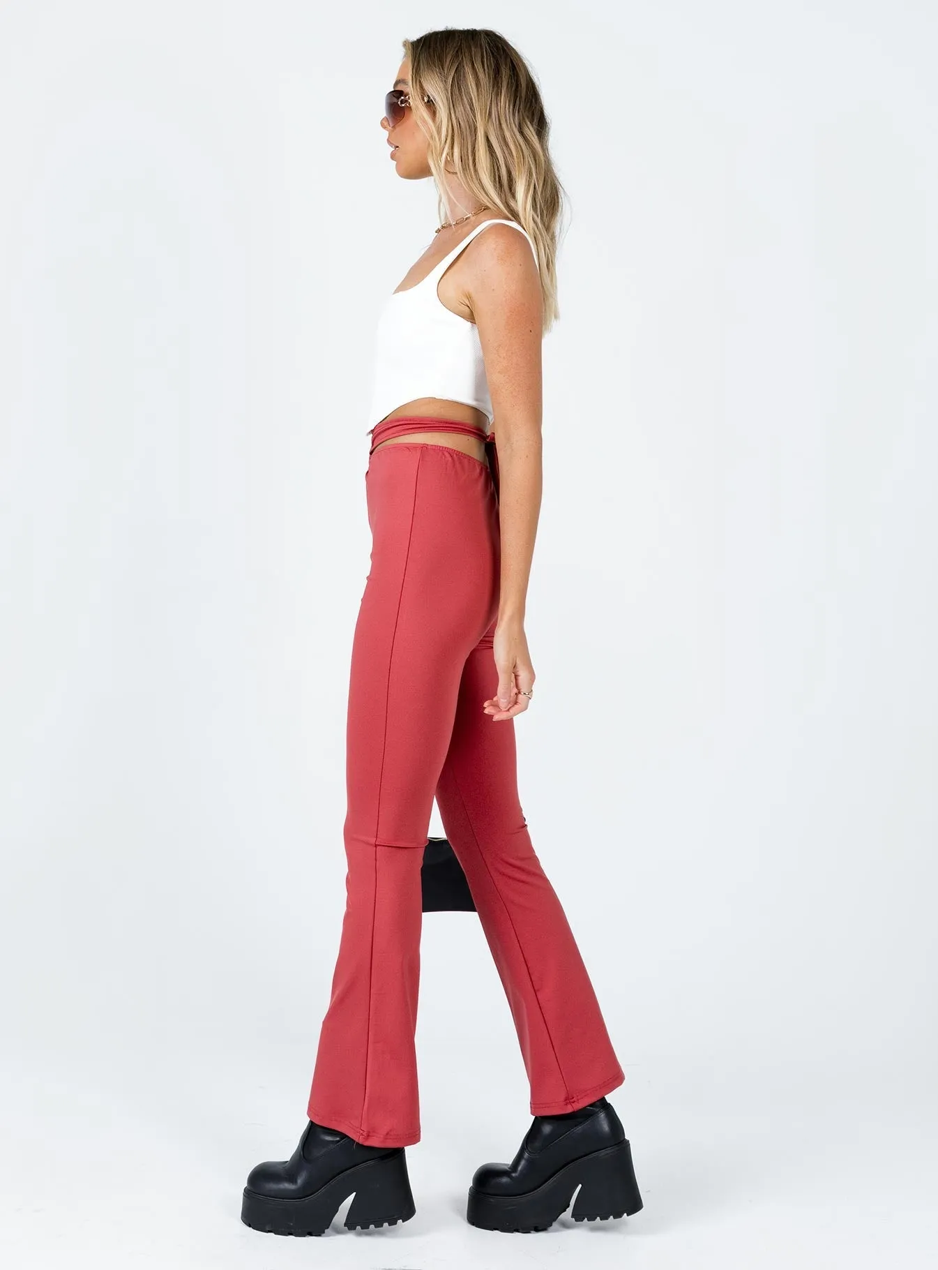 Kyra Pants Red