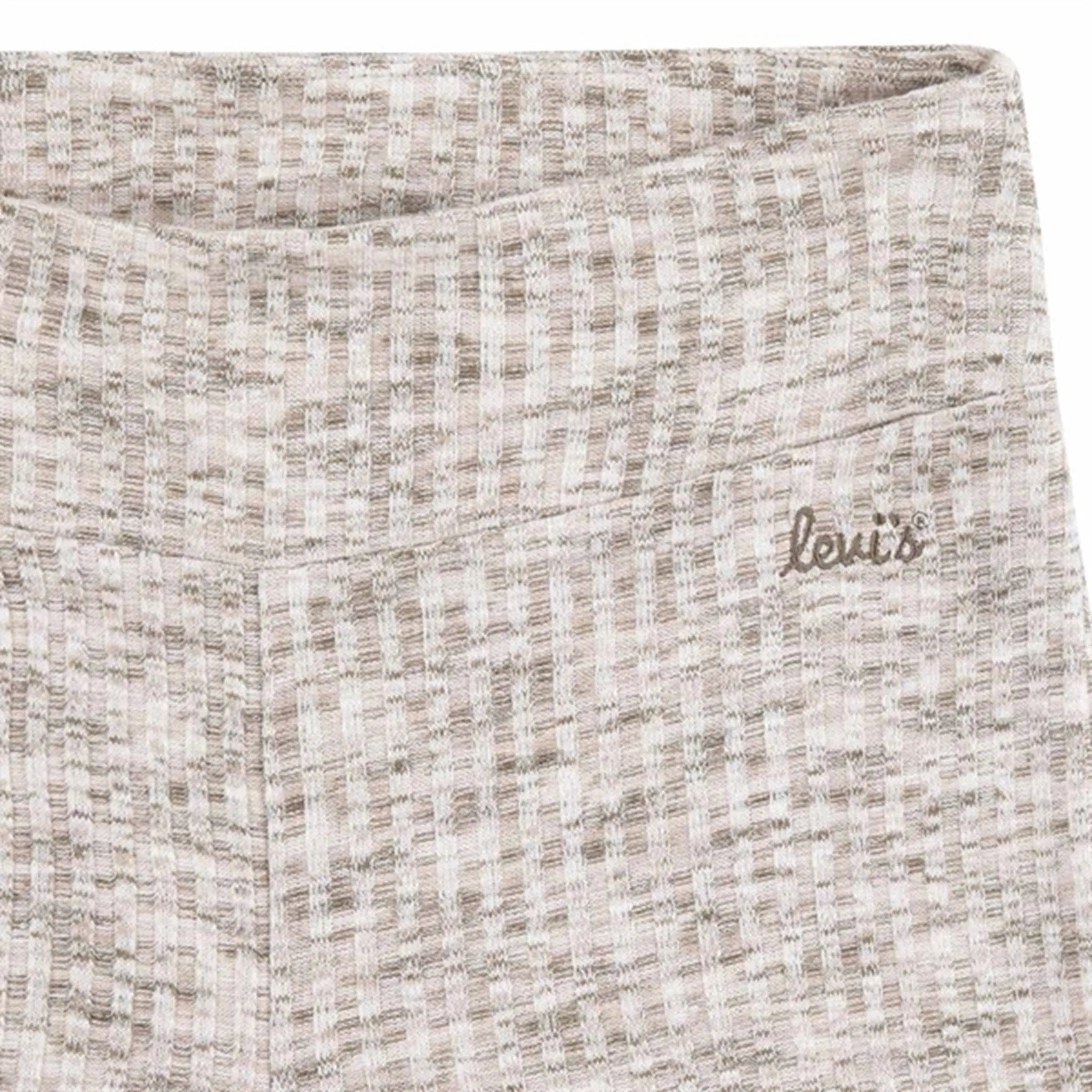 Levi's Space Dye Flared Knit Pants Creme Brulee