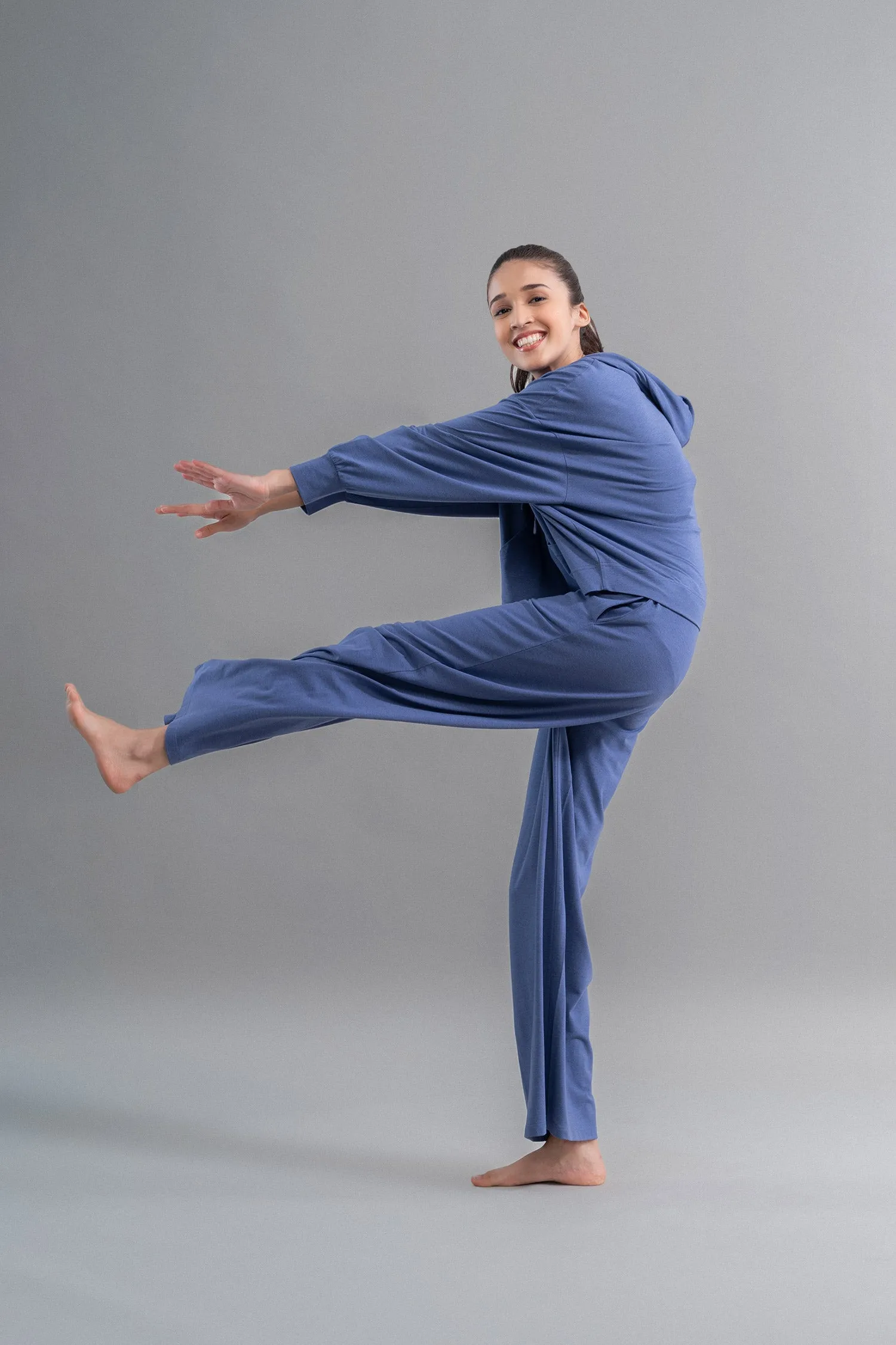 Limited Edition Luxflo® Travel Blue Flared Pajamas