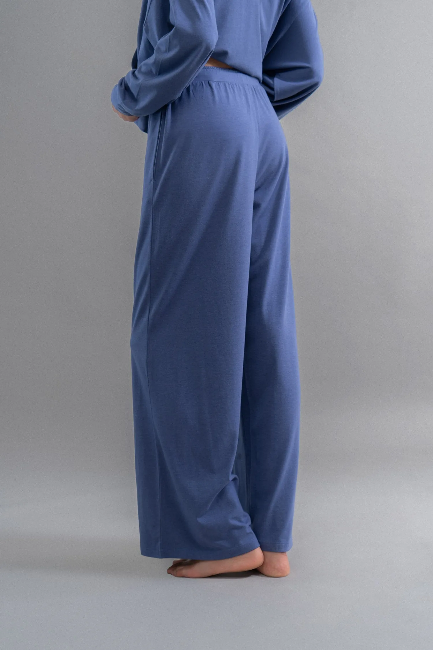 Limited Edition Luxflo® Travel Blue Flared Pajamas