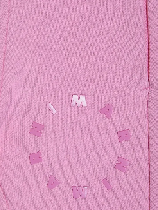 Marni Junior   Circle logo cotton sweat pants 