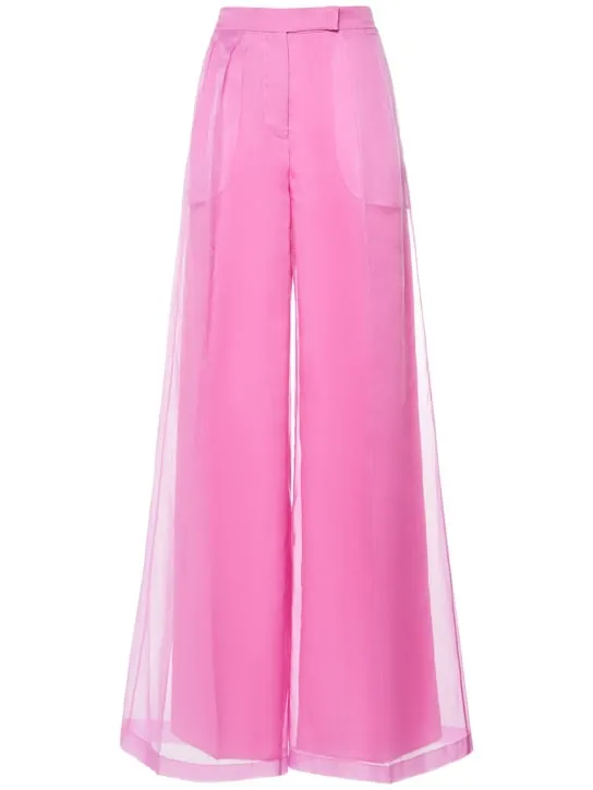 Max Mara   Calibri silk organza wide pants 