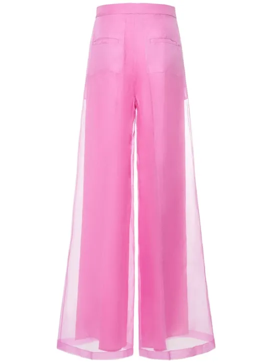 Max Mara   Calibri silk organza wide pants 