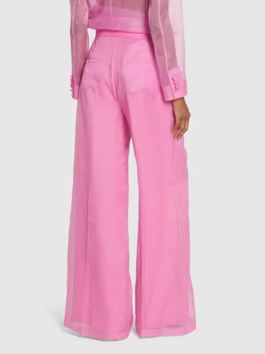 Max Mara   Calibri silk organza wide pants 