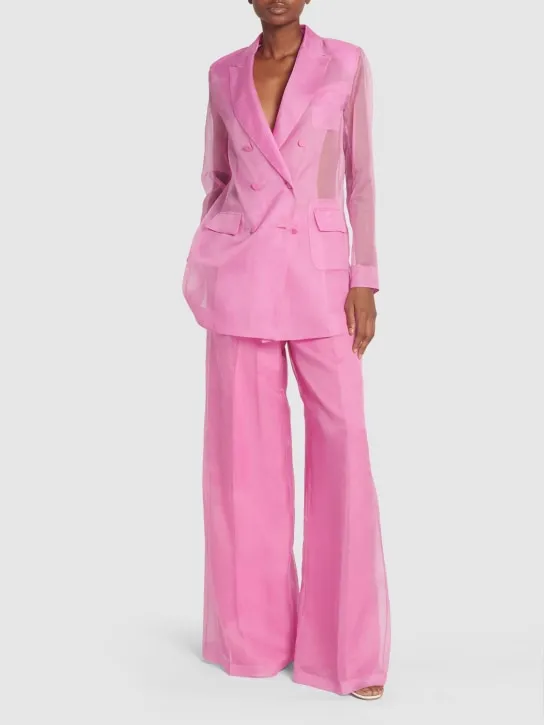 Max Mara   Calibri silk organza wide pants 