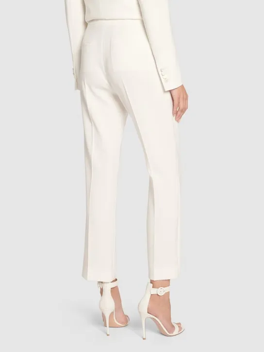 Max Mara   Idoneo cady straight pants 