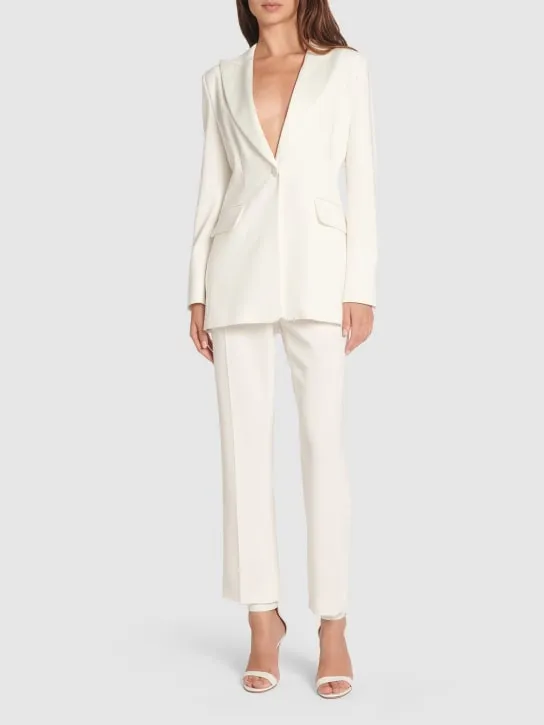 Max Mara   Idoneo cady straight pants 