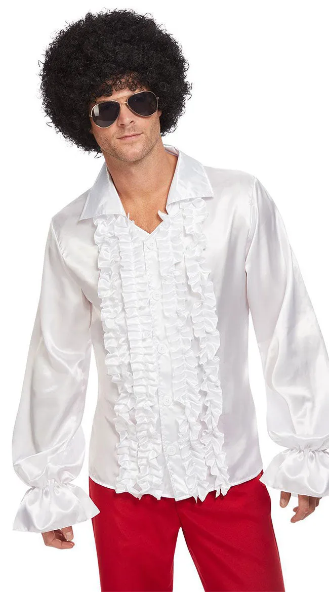 Men's White Boogie Down Dude Costume