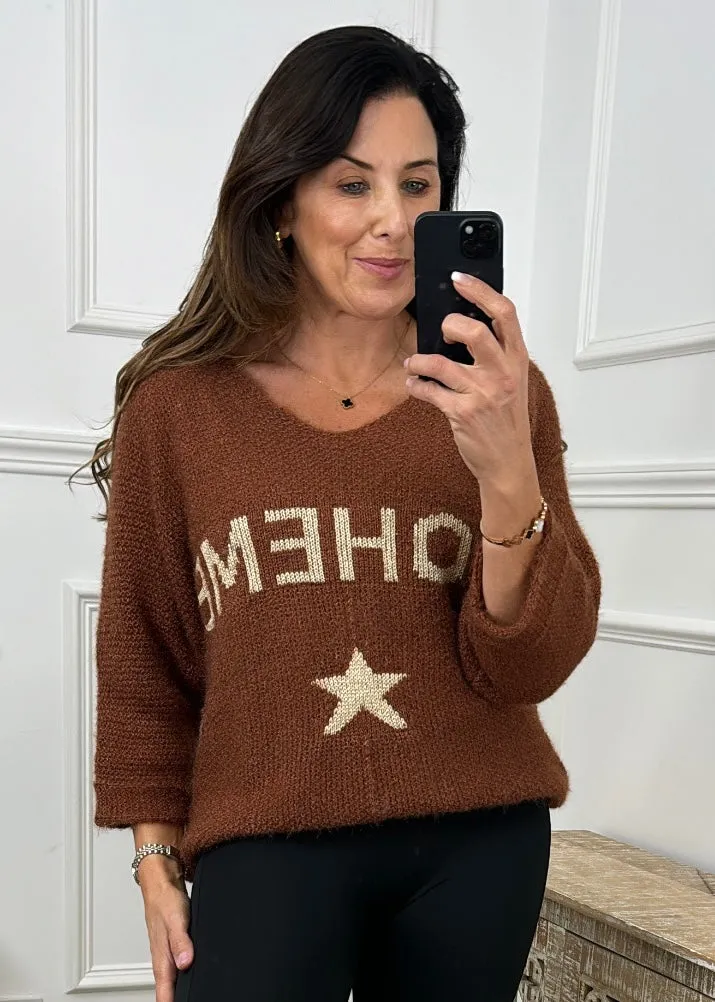 Mikela Terracotta BOHEME Sweater