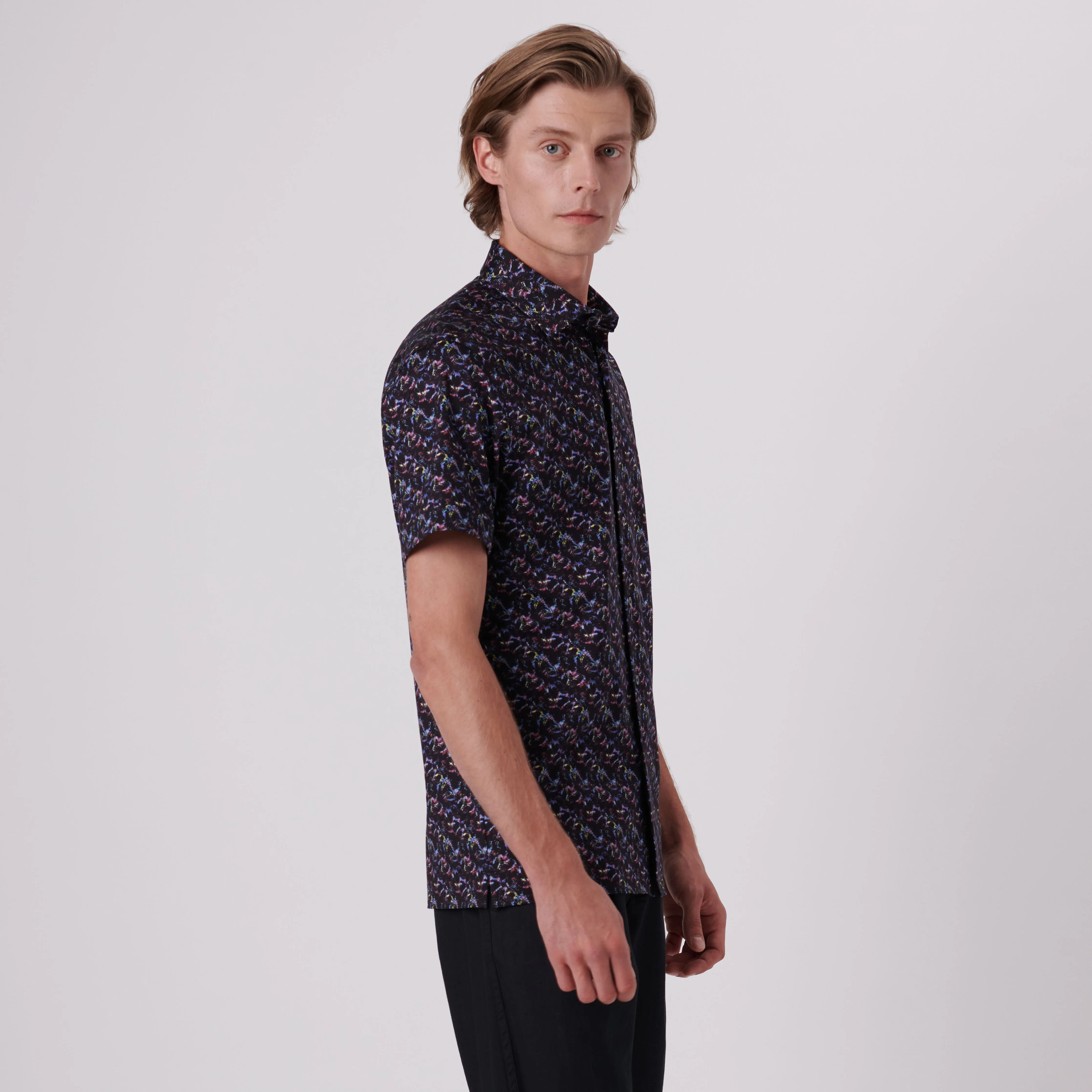 Milo Abstract Print OoohCotton Short Sleeve Shirt