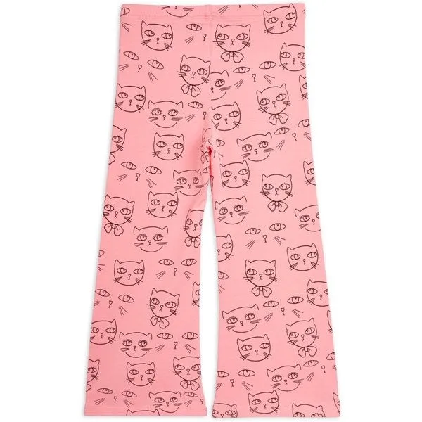 Mini Rodini Pink Cathlethes Aop Flared Pants