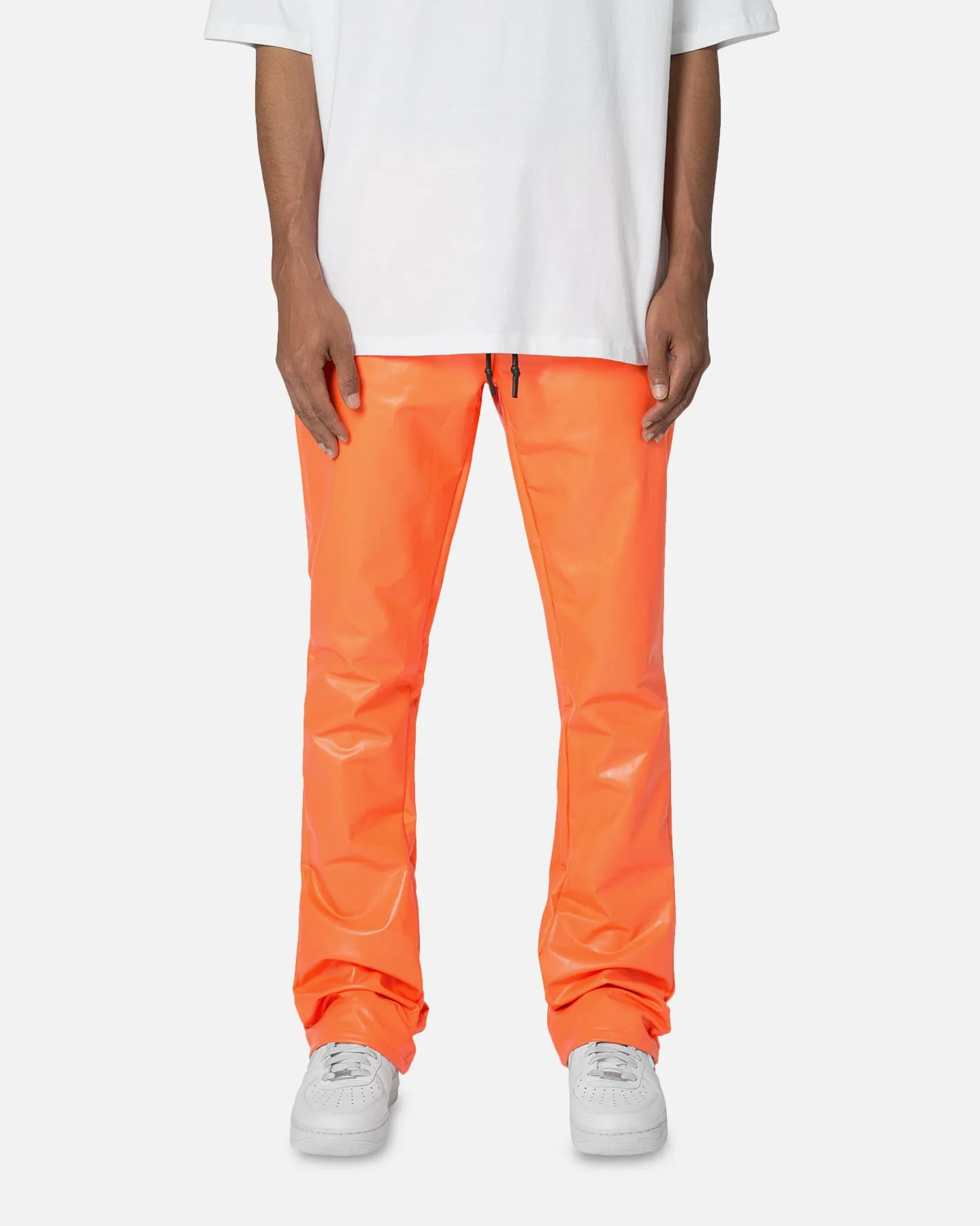 MNML Coated Skinny Sweatpants Orange