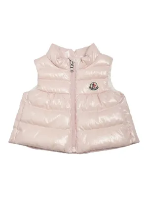 Moncler   Hiva glossy nylon down vest 