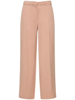 MUGLER   Straight baggy pants w / hooks 