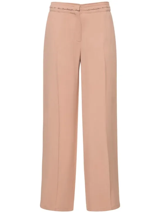 MUGLER   Straight baggy pants w / hooks 