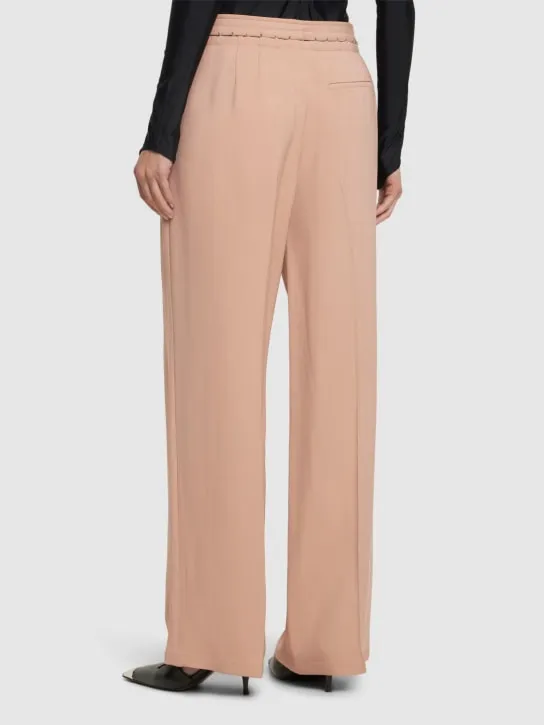 MUGLER   Straight baggy pants w / hooks 