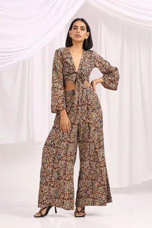 Okhai 'Nazanin' Hand Block Printed Kalamkari Co-ord Set