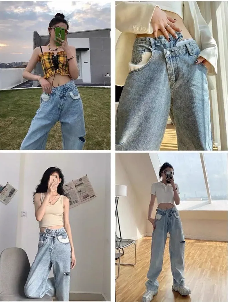 'On My Way' Baggy Jeans