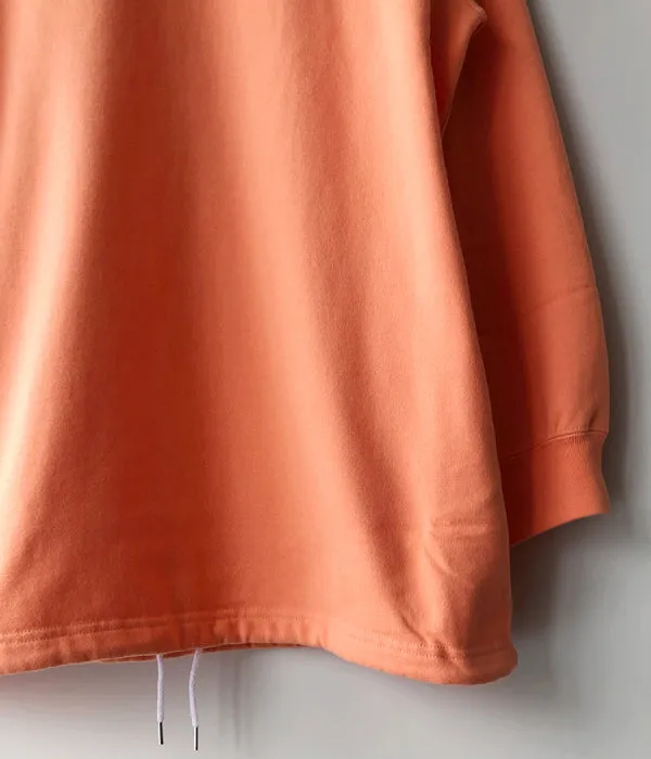 PHEENY/FRENCH TERRY HALF ZIP P/O(ORANGE)