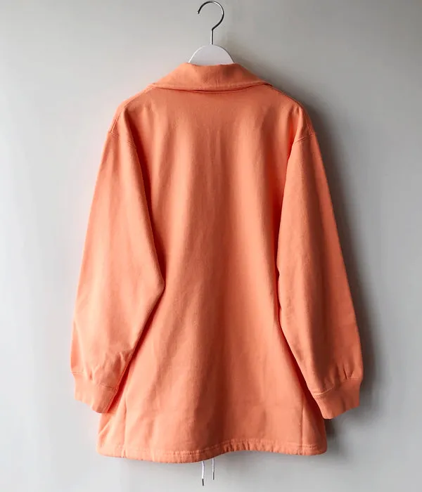 PHEENY/FRENCH TERRY HALF ZIP P/O(ORANGE)