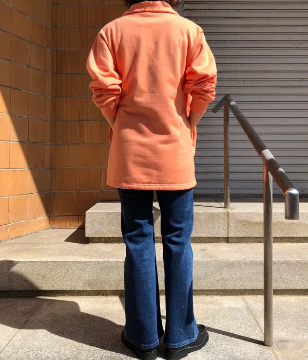 PHEENY/FRENCH TERRY HALF ZIP P/O(ORANGE)