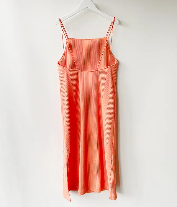 PHEENY/RANDOM RIB CAMISOLE DRESS(ORANGE)