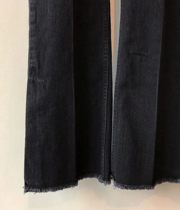 PHEENY/VINTAGE DENIM FLARED PANTS(BLACK)