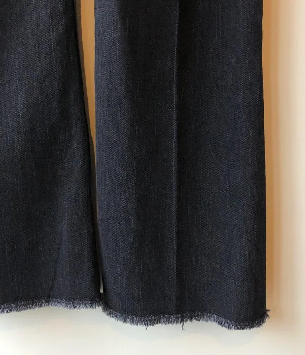 PHEENY/VINTAGE DENIM FLARED PANTS(BLACK)