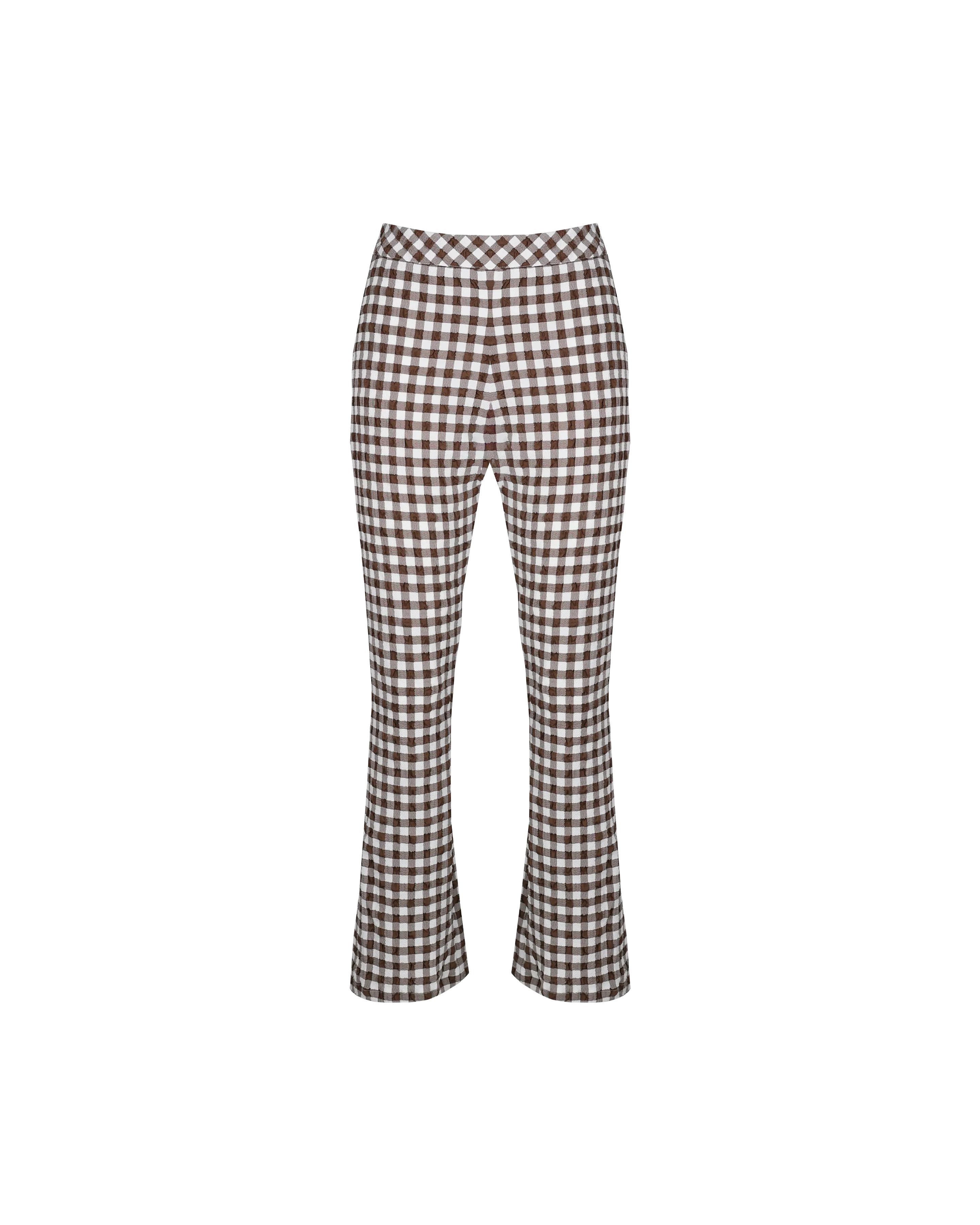 PRISM PANT BROWN GINGHAM