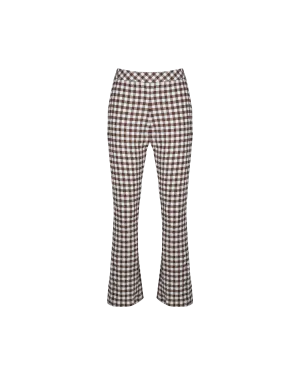 PRISM PANT BROWN GINGHAM