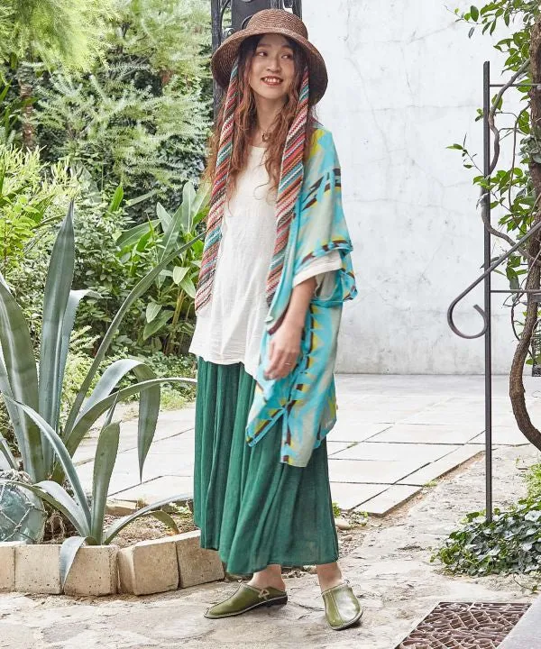 Rayon Crepe Flare Wide Leg Pants