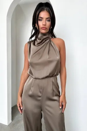 Santorini Jumpsuit - Brown