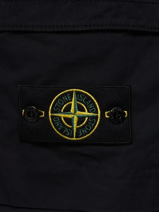 Stone Island   Tapered stretch cotton pants 