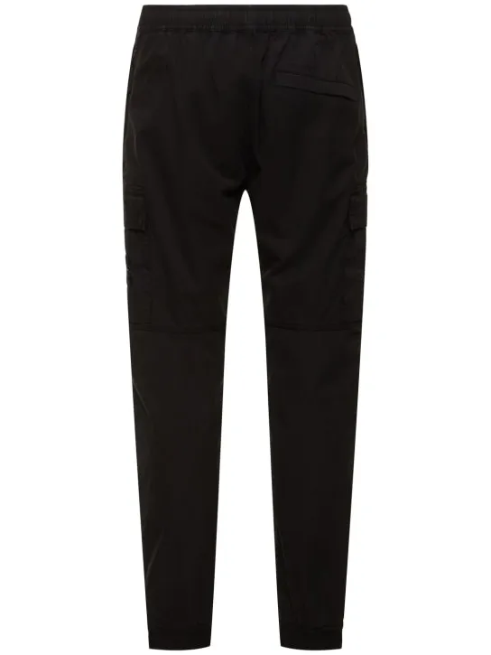 Stone Island   Tapered stretch cotton pants 