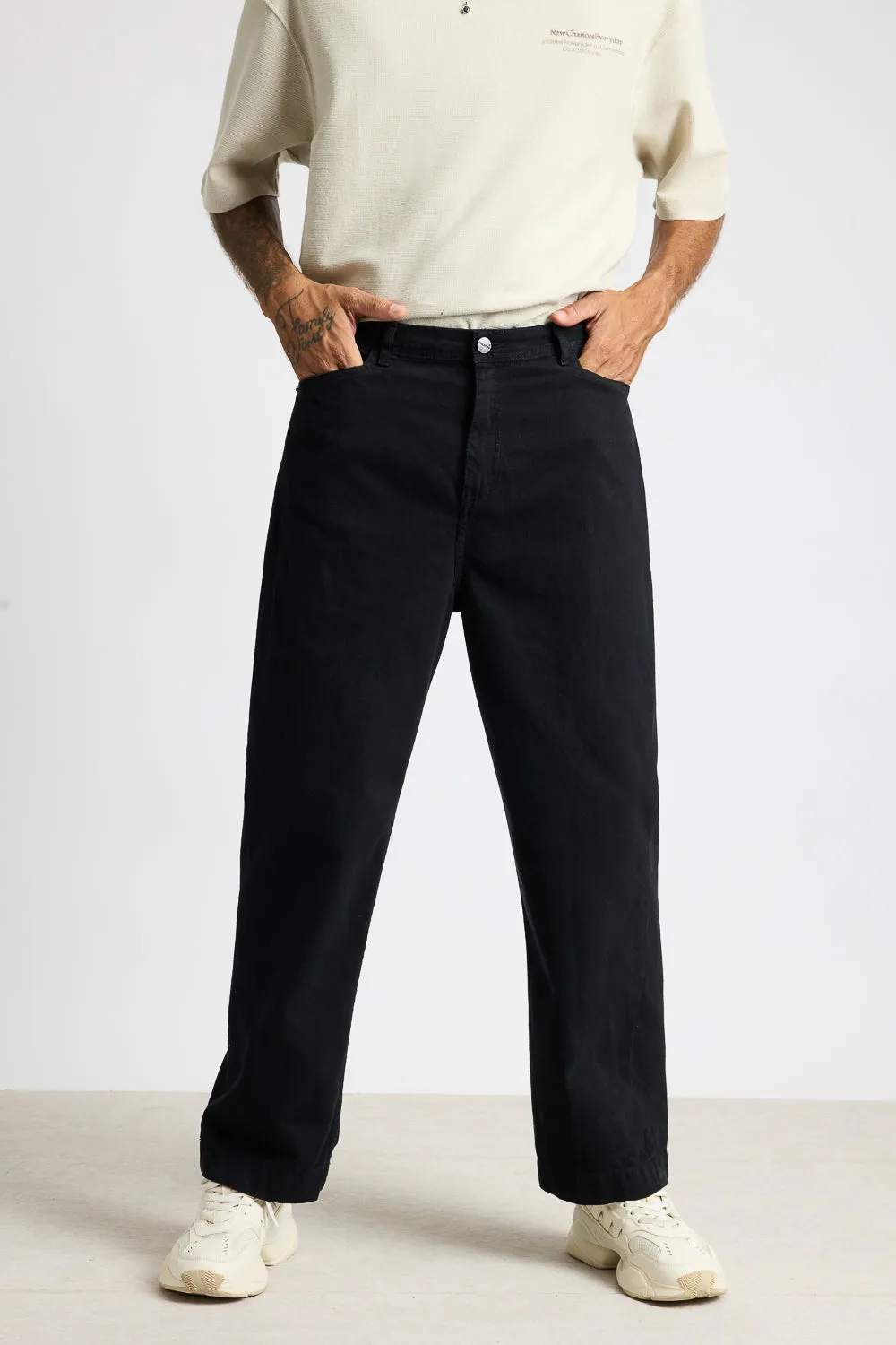 Straight Casual Black Men's Jeans