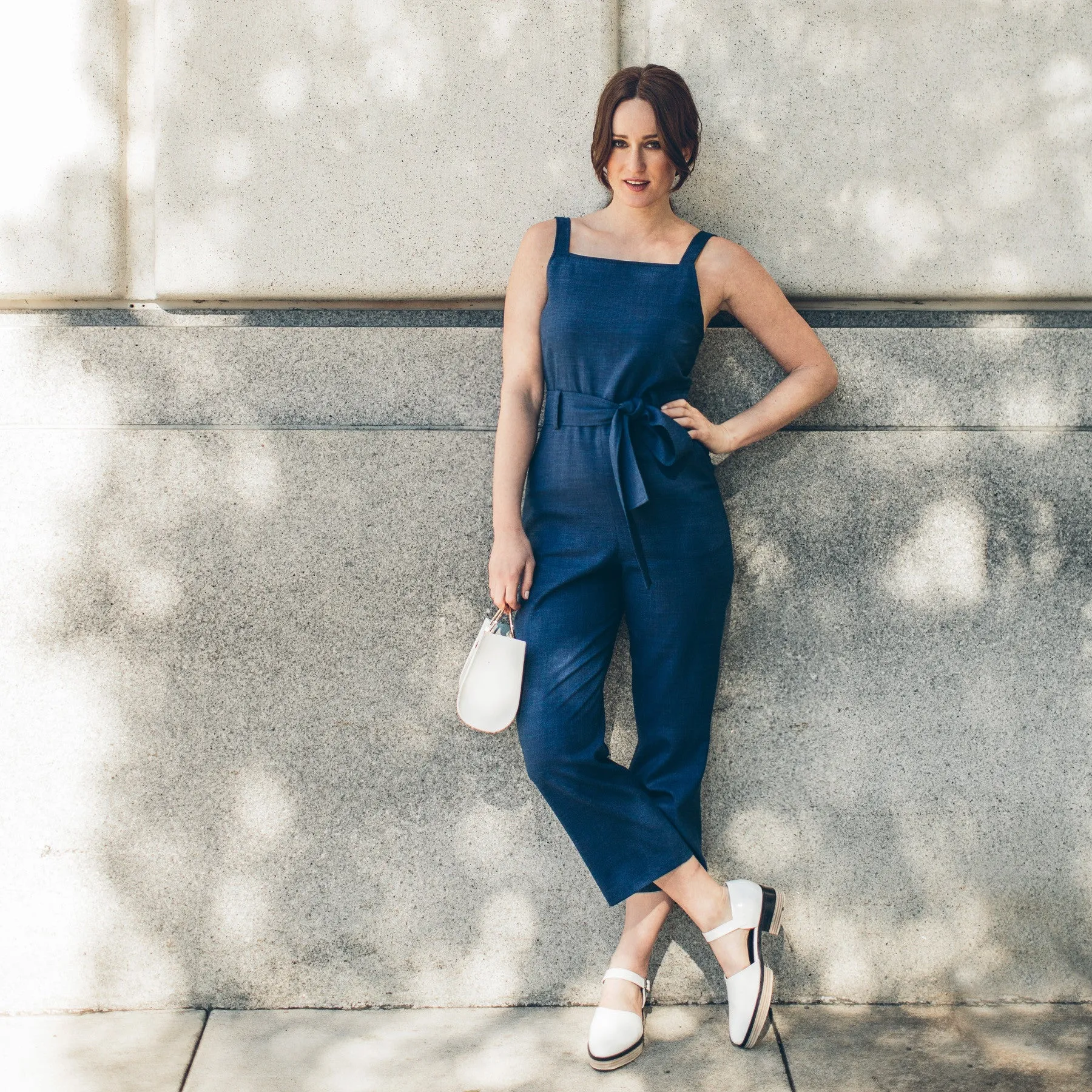 The Frankie Jumpsuit in Cobalt