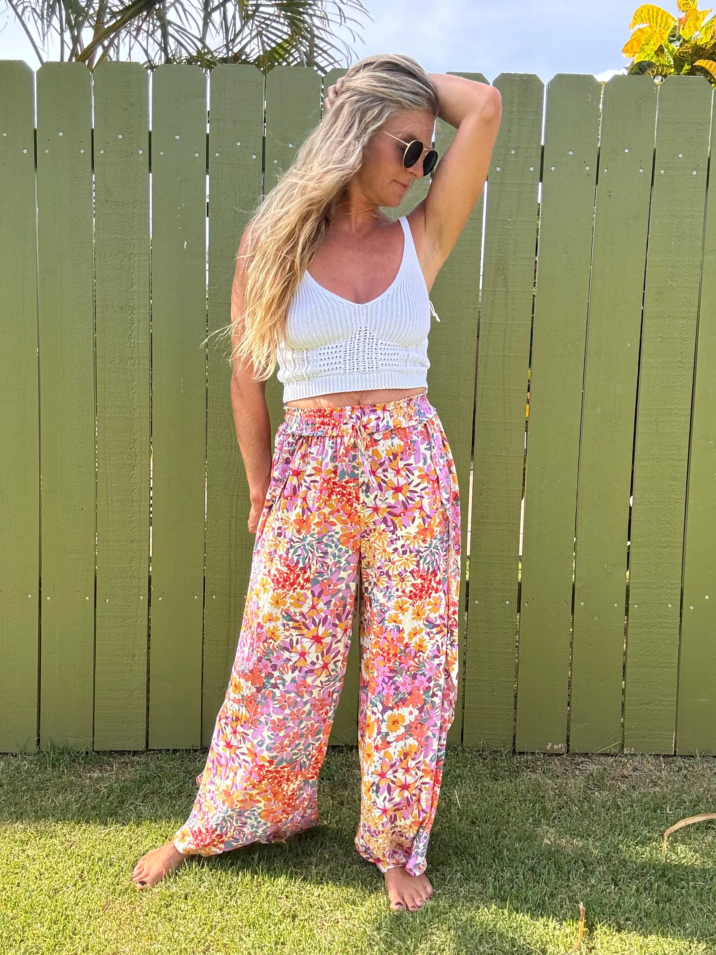 Tulip Gardens beach pant