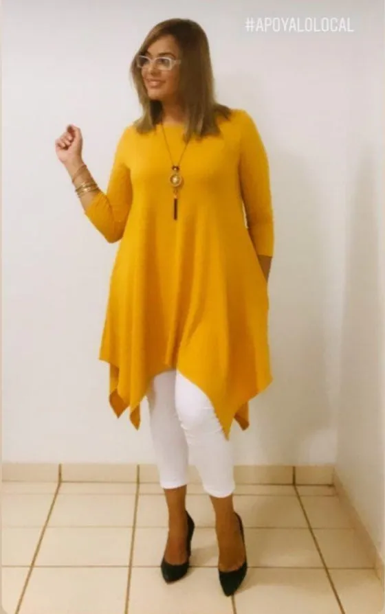 Tunic Top Mustard