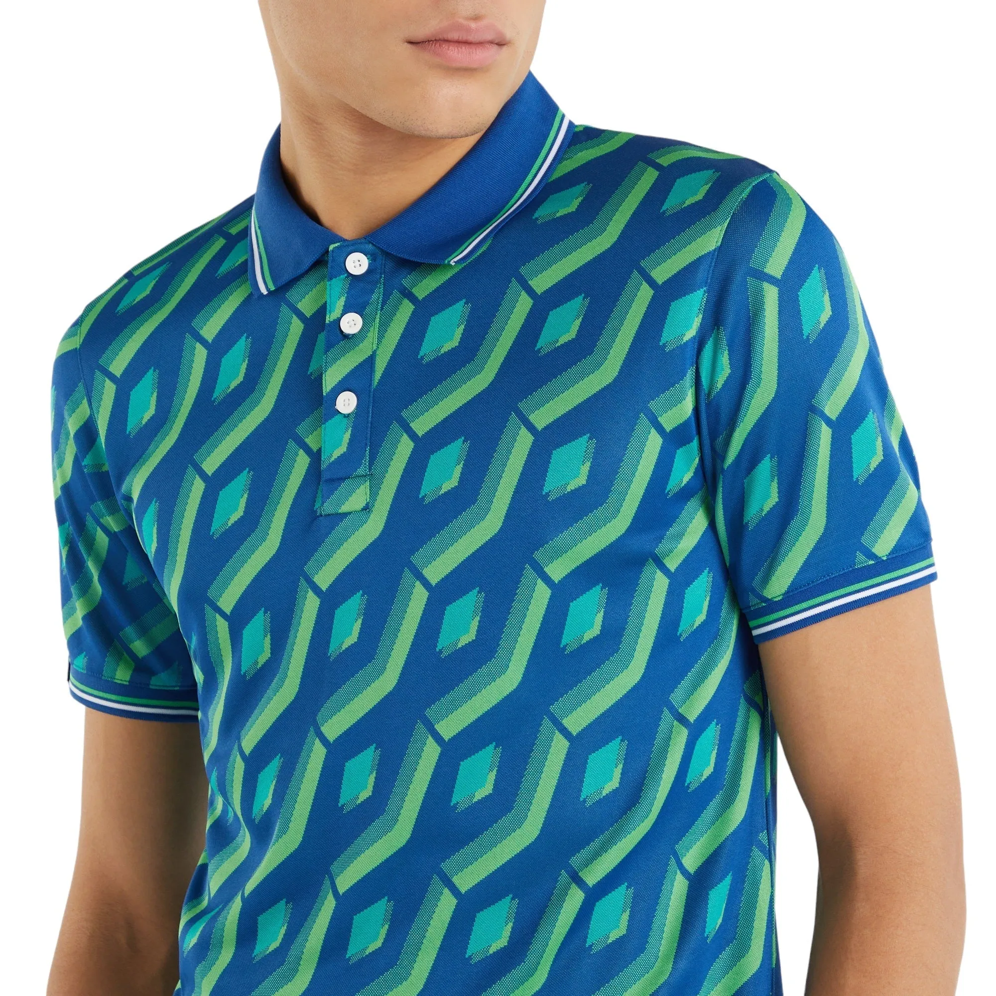 Umbro Jacquard Mens Polo Shirt