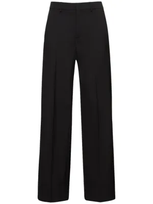 Valentino   Tailored wool straight pants 