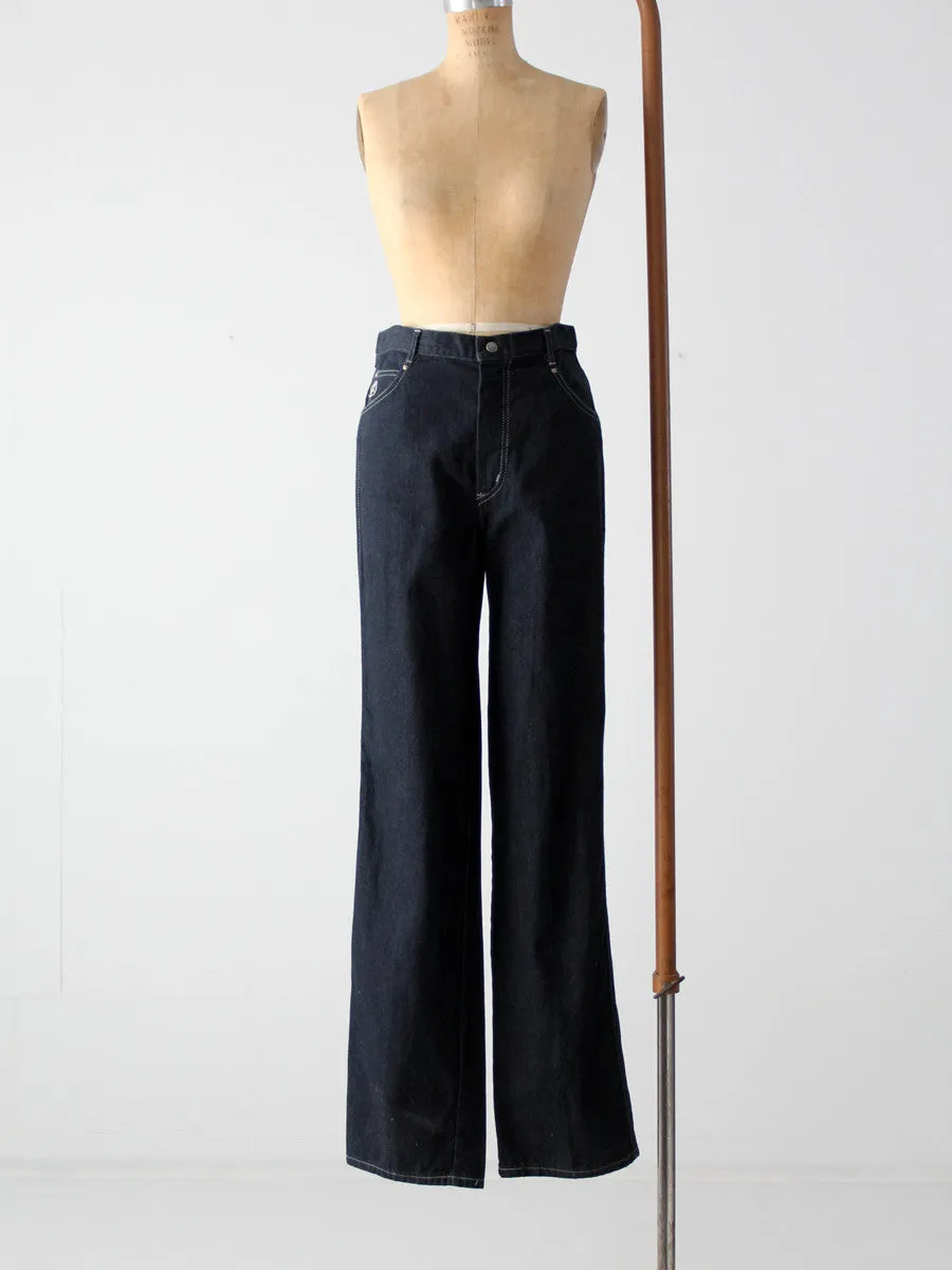 vintage 70s Yes flare leg jeans, 32 x 35