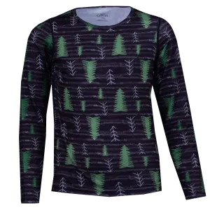 Youth Originals Print Crewneck - Black Pine Tree